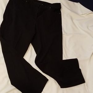 Women's black denim pants